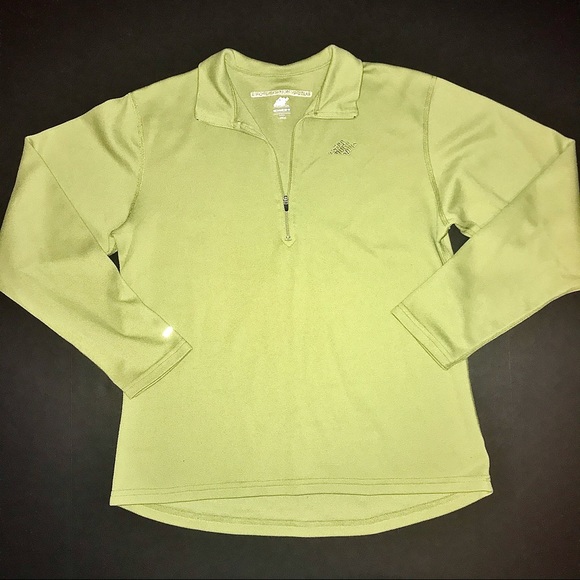 Eastern Mountain Sports Sweaters - Bright green half zip Eastern Mountain Sports